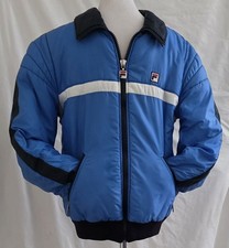 Rare Vintage Fila Italy Logo Jacket Coat Puffer / Size US 34