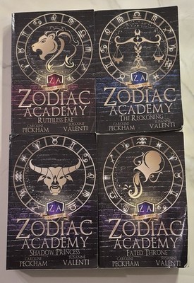 Zodiac Academy Series Books Lot of 4 Caroline Peckham Susanne Valenti Paperback