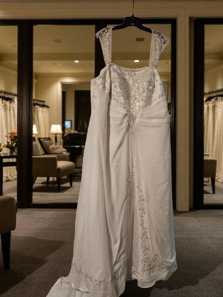 David's Bridal Plus sized Wedding Gown for women sz 30W | eBay