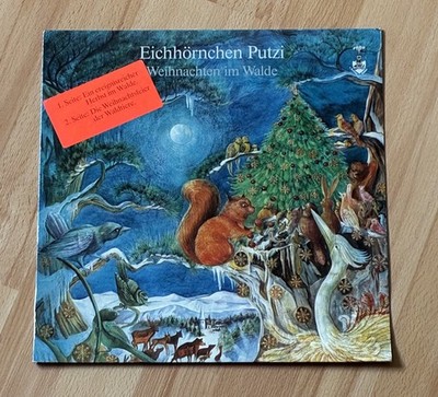 LP Eichhörnchen Putzi Weihnachten im Walde Kurmin Platten KB1 ultrarare Pallas