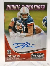 Tony Poljan 2021 Chronicles Draft Picks Pink Threads Rookie Signatures Auto