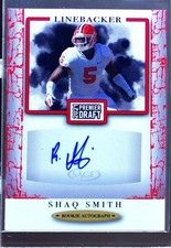 2021 SAGE Premier Draft Shaq Smith Auto #A169 Terrapins Autographs Red