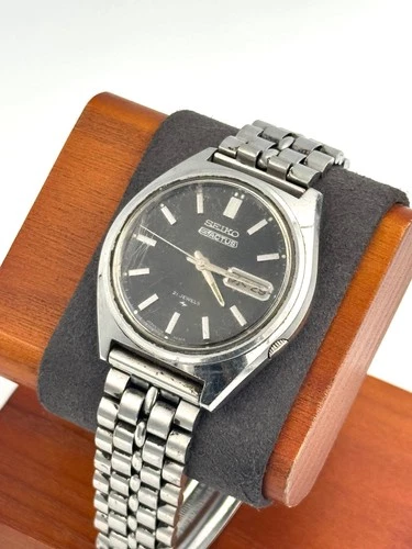 Vintage seiko actus 36mm Men Automatic Watch for Parts not working -f1279