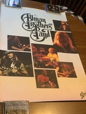 The Allman Brothers Band 1990 Seven Turns Promo Poster Haynes Woody Betts Trucks