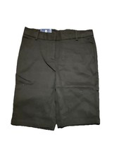 NWT Izod Schoolwear Shorts Girls 5 Black Skinny Bermuda Uniform New w/Tags