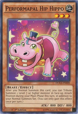 Performapal Hip Hippo - DUEA-EN008 - Common - 1st Edition - Lightly Played - Due