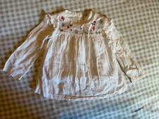 Lined M&S Embroidered Top 18-24 Months