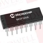 MICROCHIP TECHNOLOGY INC MCP3208-BI/P / MCP3208BIP (BRAND NEW)