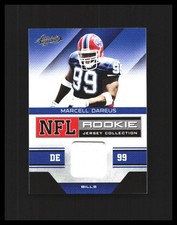 2011 Marcell Dareus Rookie Card Patch - Panini Absolute #24 Buffalo Bills . rookie card picture