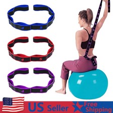 Resistance Bands Loop Set of 8 Exercise Workout CrossFit Fitness Yoga Booty Band