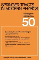 Current Algebra And Phenomenological Lagrange Functions Gerhard HöHler