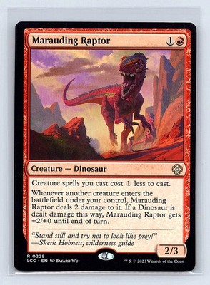 Commander: The Lost Caverns of Ixalan #228 Marauding Raptor Rare