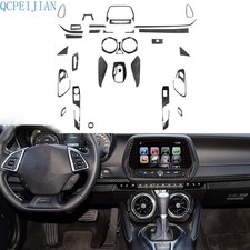 35pcs Real Carbon Fiber Kits Full Interior Trim Cover For Chevrolet Camaro 16-24 35pcs Real Carbon Fiber Kits Full Interior Trim Cover For Chevrolet Camaro 16-24
