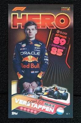 2022 Topps F1 Turbo Attax XL Cards Max Verstappen #GC1 0oa1