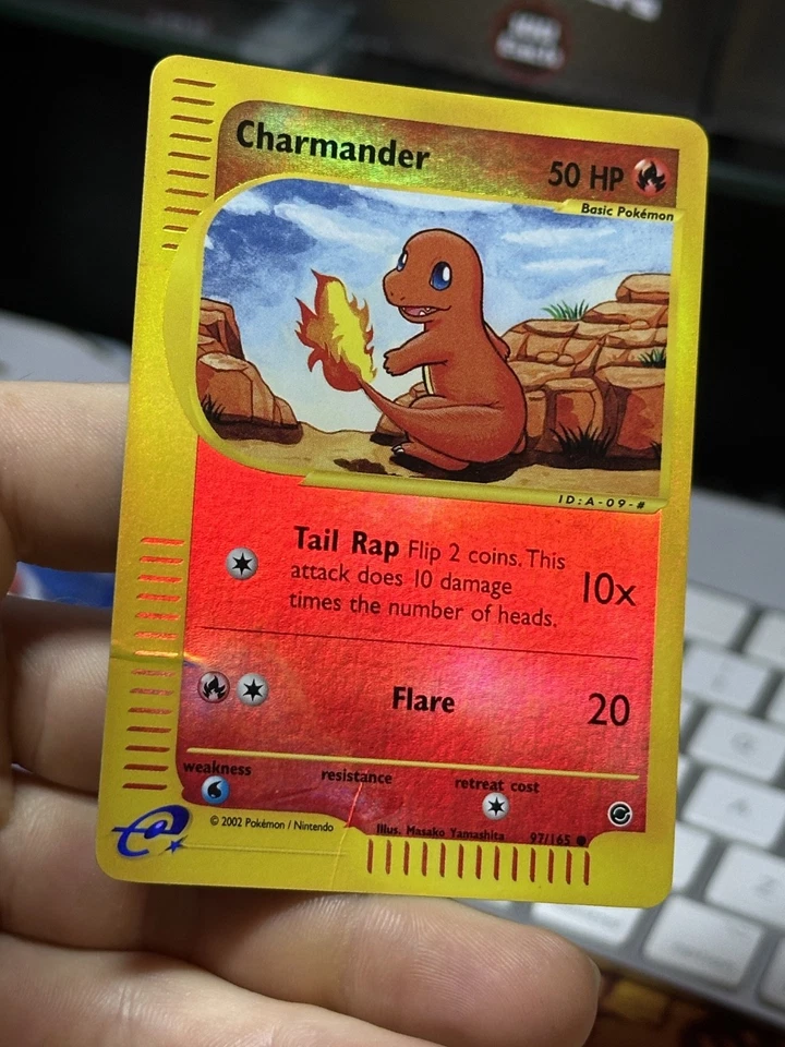 #2 Charmander 97/165 Expedition 2002 Reverse Holo E-Series Vintage Pokémon Card - Image 4 of 4