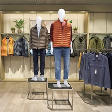 Mannequin Full Body Head Turns Sewing Dress Form 73" White Male Mannequin w/Base