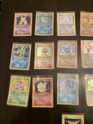 1999 Pokemon Base Set COMPLETE 102/102 w/ CHARIZARD - with OG