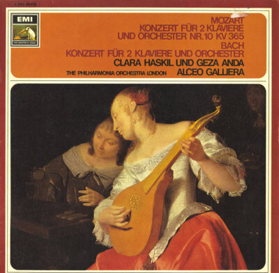 MOZART Concerto for 2 Pianos K.365 BACH Concerto B.1061 HASKIL