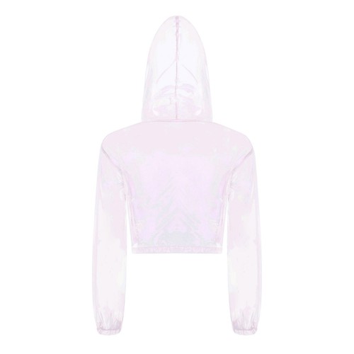 Top donna clubwear camicie felpe a rete maniche lunghe pullover larghi con cappuccio - Foto 45 di 69