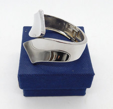 Silver Clasp Bracelet Bangel Costume Jewlery Gift Box