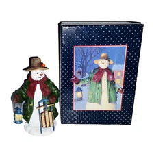 Lang & Wise THE LANTERN'S GHOUL Snowman Figurine 6in Ned Young Artwork 2000