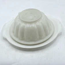 Tupperware Jel-N-Serve Jello Mold Bowl Flower Shape Tupper Seal Vintage
