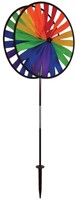 In The Breeze Rainbow Duo Wheels Garden Spinner , New, Free Shipping on sale In The Breeze Rainbow Duo Wheels Garden Spinner , New, Free Shipping on sale
