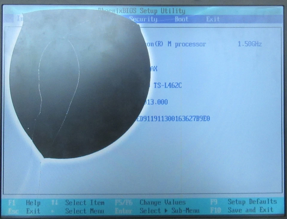 Toshiba Satellite Pro L20 15" Celeron M370 1.5Ghz 512MB 40GB XP Pro COA Laptop - Image 2 of 4