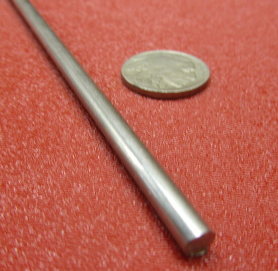 304/304L Stainless Steel Rod, 3/16" Dia (.187") x 24" Length, 3 Units