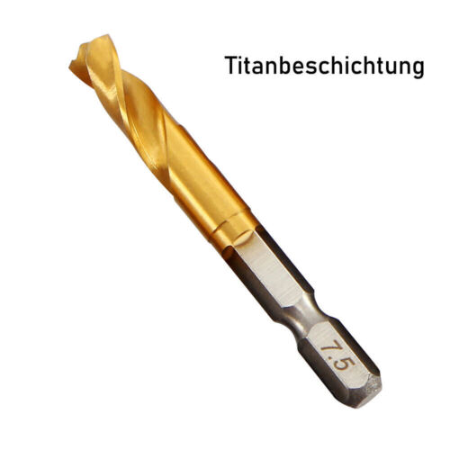 1.5-13mm Handhaben Bohrer Mit 1/4" Sechskantschaft Hss Spiralbohrer Bitaufnahme - Bild 9 von 40