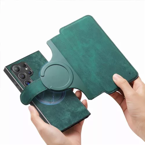 2-in-1 Detachable Wallet Magnetic Case For Samsung Galaxy S25 S24 S23 S22 Ultra - Picture 8 of 14