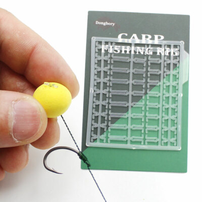 5 Cards Hair Extenders Boilie Bait Stops Hair Rigs Carp Fishing Terminal Tackle