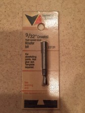 NEW 9/32” Vermont American No 22131 Dovetail High Speed Steel Router Bit