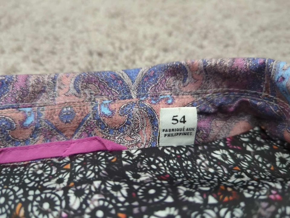 Blazer Robert Graham Para Hombres 54 Abrigo Deportivo Cachemira Dos Botones Bolsillos Clásico Foto 2 de 4