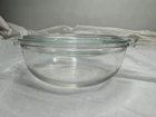 Vintage Pyrex 019 Clear Glass Bowl 20 oz Baking Casserole Dish With Lid USA!
