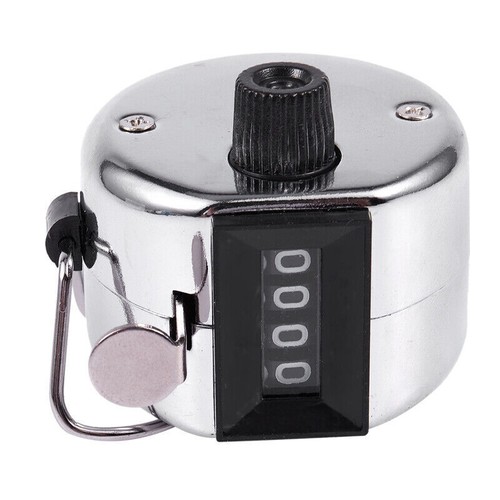 4 Digit Tally Counter Hand Held Number Clicker Mechanical Manual Counting Click - Picture 5 of 12