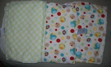 CARTERS PEEK A BOO JUNGLE RECEIVING BLANKETS SET OF 3 30 X 40 COTTON