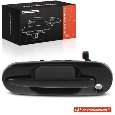 Smooth Black Exterior Door Handle Front Left for Honda CR-V 1997 1998 1999-2001