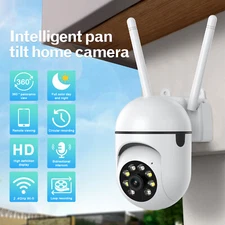 Wireless 2.4G WiFi Security Camera System Smart Indoor Night Vision Cam 1080P