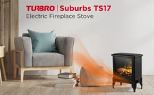 TURBRO Suburbs TS17 Compact Electric Fireplace Stove Freestanding Stove DI72