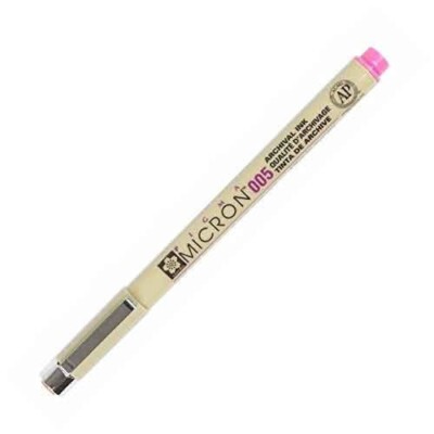 Sakura Pigma Micron Pen .20mm (size 005) Rose Pink Office School Art Archival