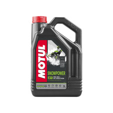 4L MOTUL OLIO MOTORE LUBRIFICANTE 2 TEMPI MOTOSLITTA SNOWPOWER SEMI SINTETICO