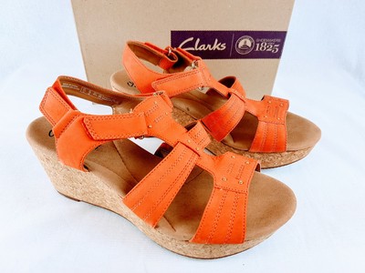 clarks women's annadel orchid wedge sandal