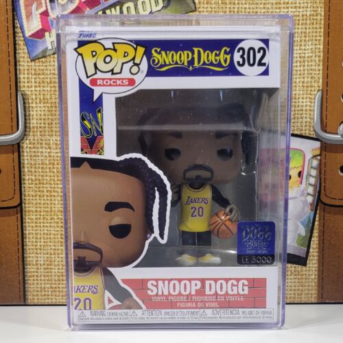 FUNKO POP SNOOP DOGG 302 LE 5K 5000 PCS FUNKO DOGG HOUSE EXCLUSIVE LAKERS NEW  - Picture 1 of 12