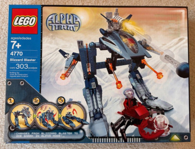 Lego Alpha Team set 4770  - Blizzard Blaster; 100% complete w box & instructions