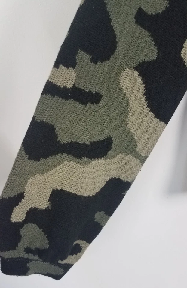 Du Jour para mujer talla Suéter Manga Larga Estampado Novedad Camuflaje Verde M Foto 4 de 4