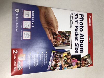 Canon Create Your Own Photo Album 3'' x 3'' Pocket Size (Two Album Kits)