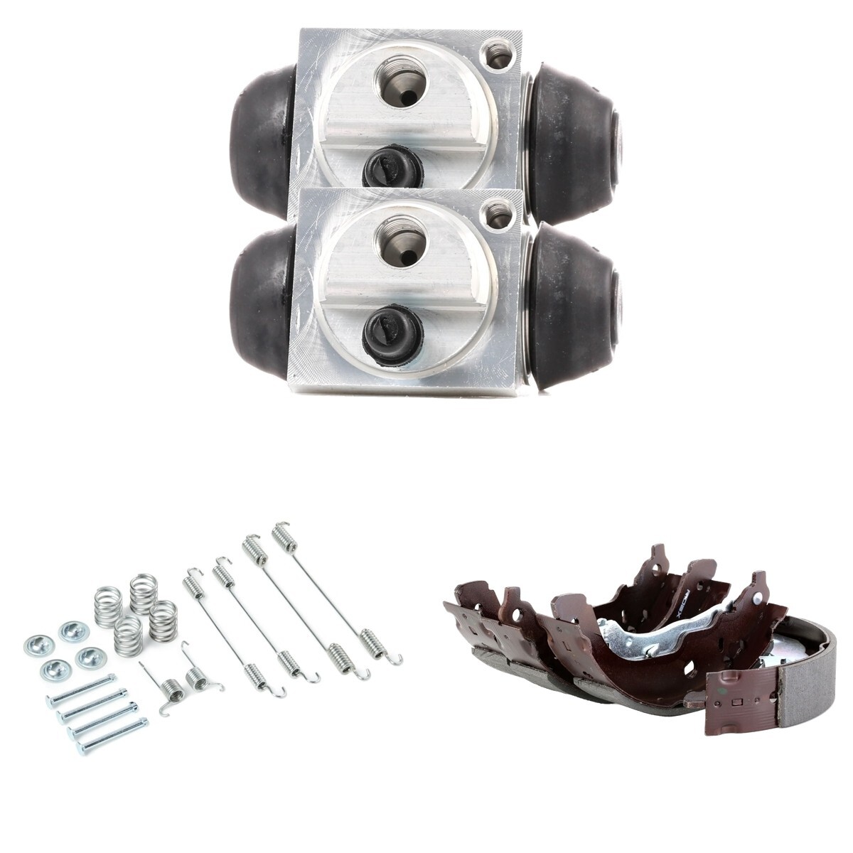 RIDEX 3859B0099 Bremsensatz Trommelbremse passend für PEUGEOT 207  