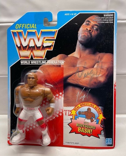 Hasbro Virgil Figure  Blue card WWF WWE Wrestling...