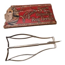 Virginia Snow Studios Rug Needle No 5 with Part of Original Box